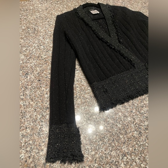 CHANEL Vintage  🌟 Cashmere blend 100% AUTHENTIC - Picture 8 of 16